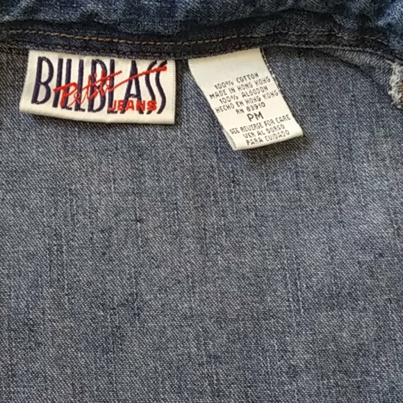 Bill Blass Jeans Jacket. - Picture 3 of 3